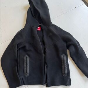 Nike Tech black Zip-Up Hoodie and pant set